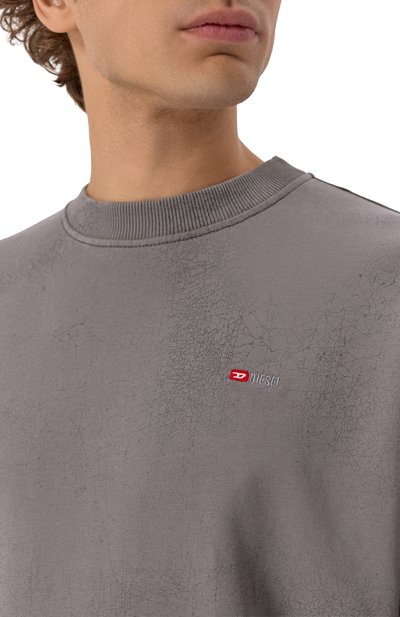 Хлопковый свитшот DIESEL, арт. A19306/0PLBV, фото 5