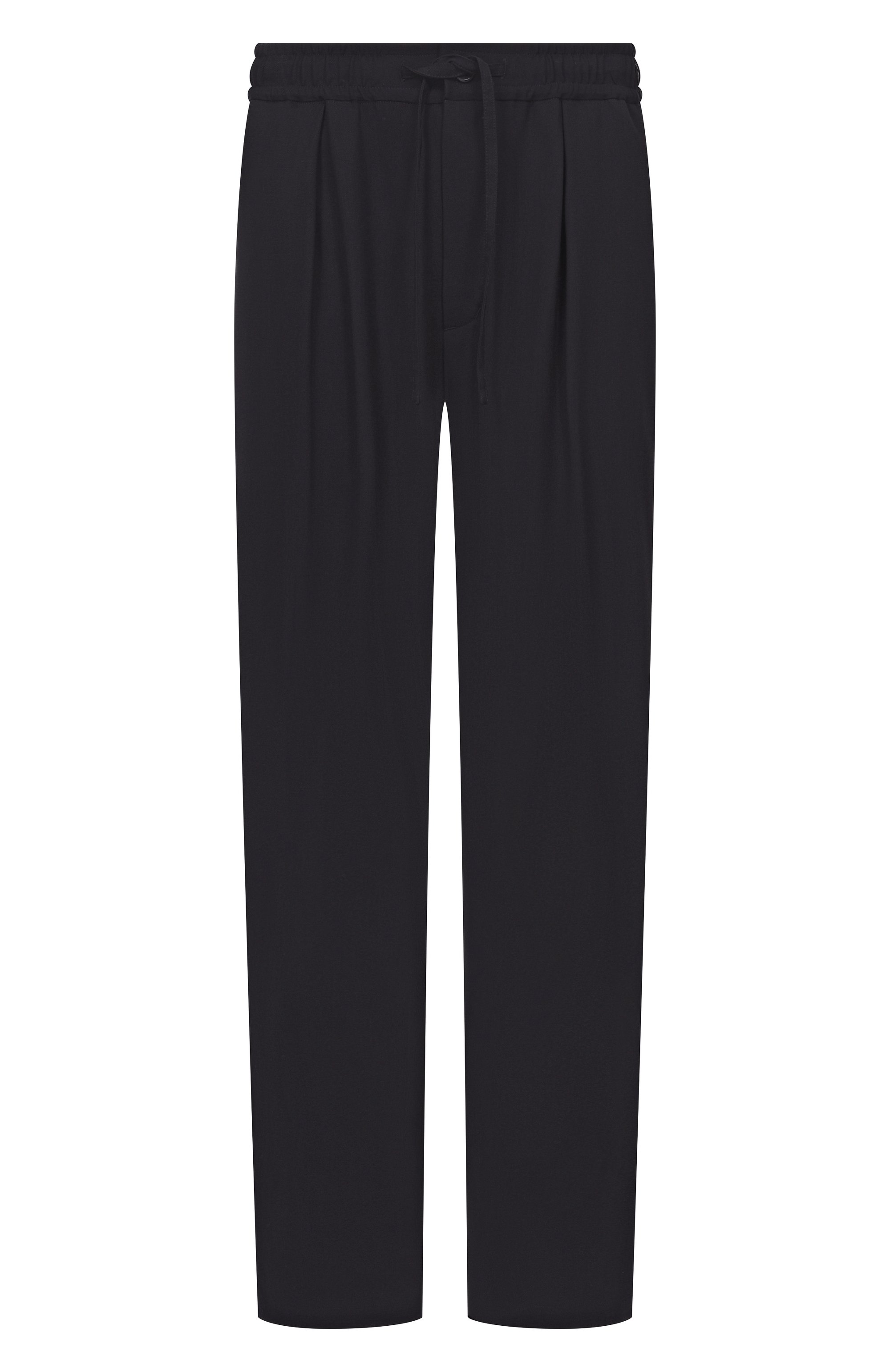 Шерстяные брюки ATTACHMENT черного цвета по цене 73350 руб., арт. AP61-038, фото 1 Шерстяные брюки ATTACHMENT, арт. AP61-038, фото 1