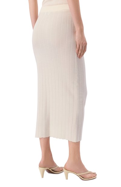 Шерстяная юбка YUZEFI, арт. SERAPHINE-TUCKSTITCH MAXI SKIRT/KNIT, фото 4
