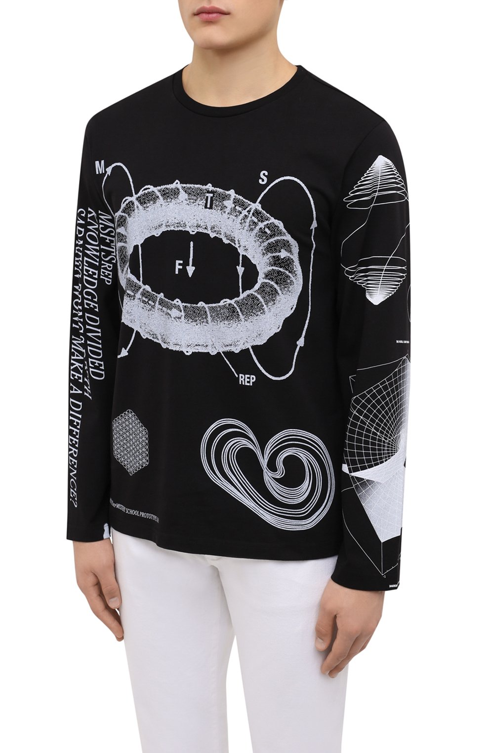 Хлопковый лонгслив MSFTSREP, арт. 31MSFM24/218780, фото 3