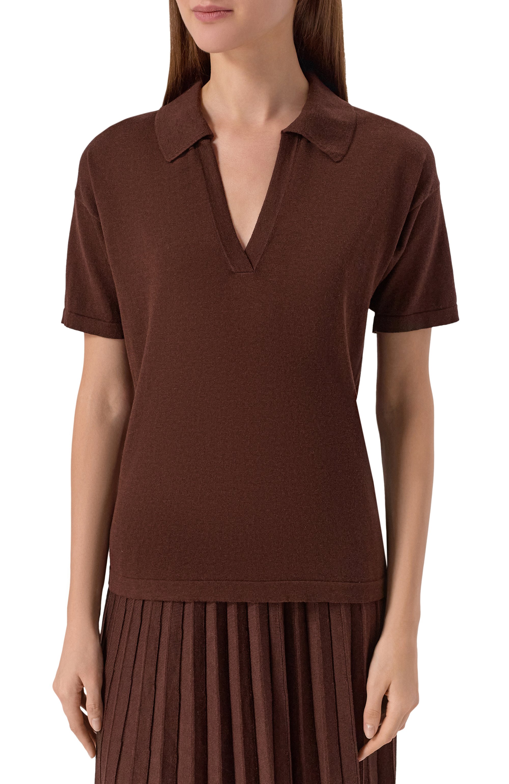 Поло из шелка и хлопка MVST, арт. WS61-612MU, фото 3