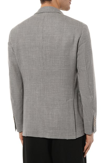 Пиджак из шерсти и шелка BRUNELLO CUCINELLI, арт. MY4317BND, фото 4