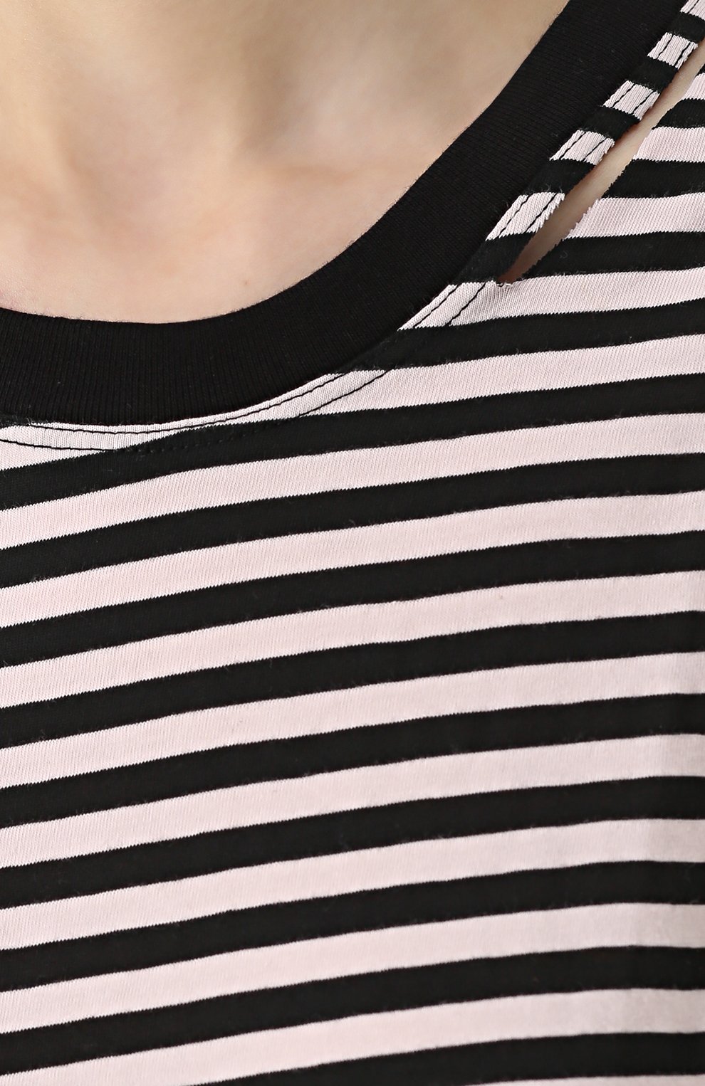 Топ свободного кроя в полоску MONROW, арт. HT0350-1, фото 5