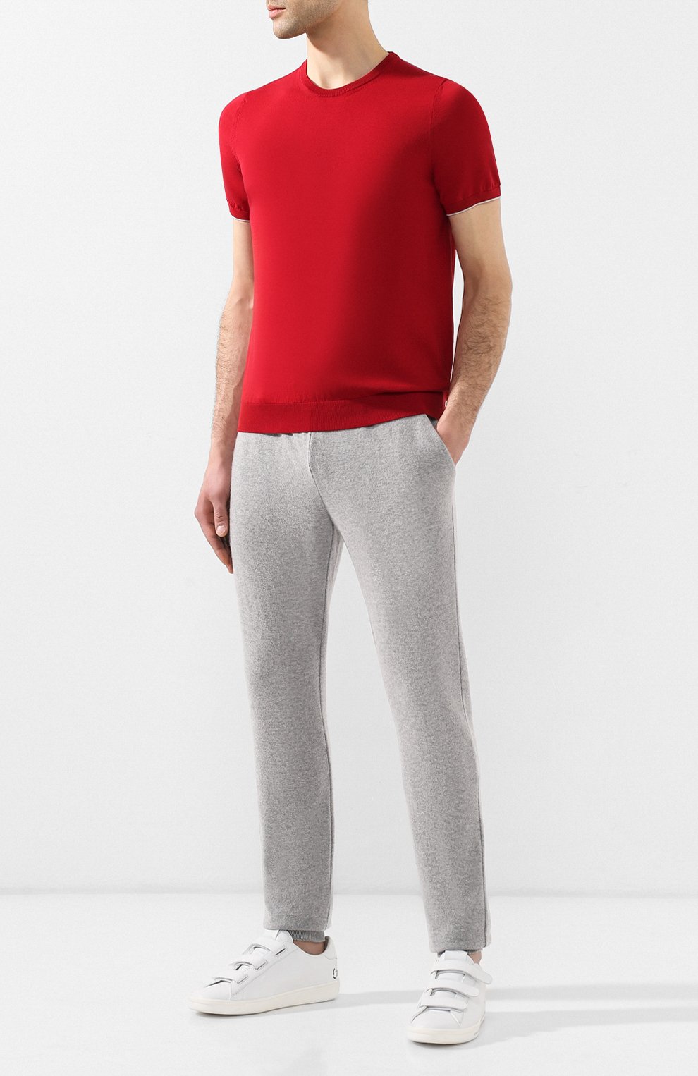 Джоггеры из смеси шерсти и кашемира ELEVENTY PLATINUM, арт. 979MA0405 MAG27059, фото 2