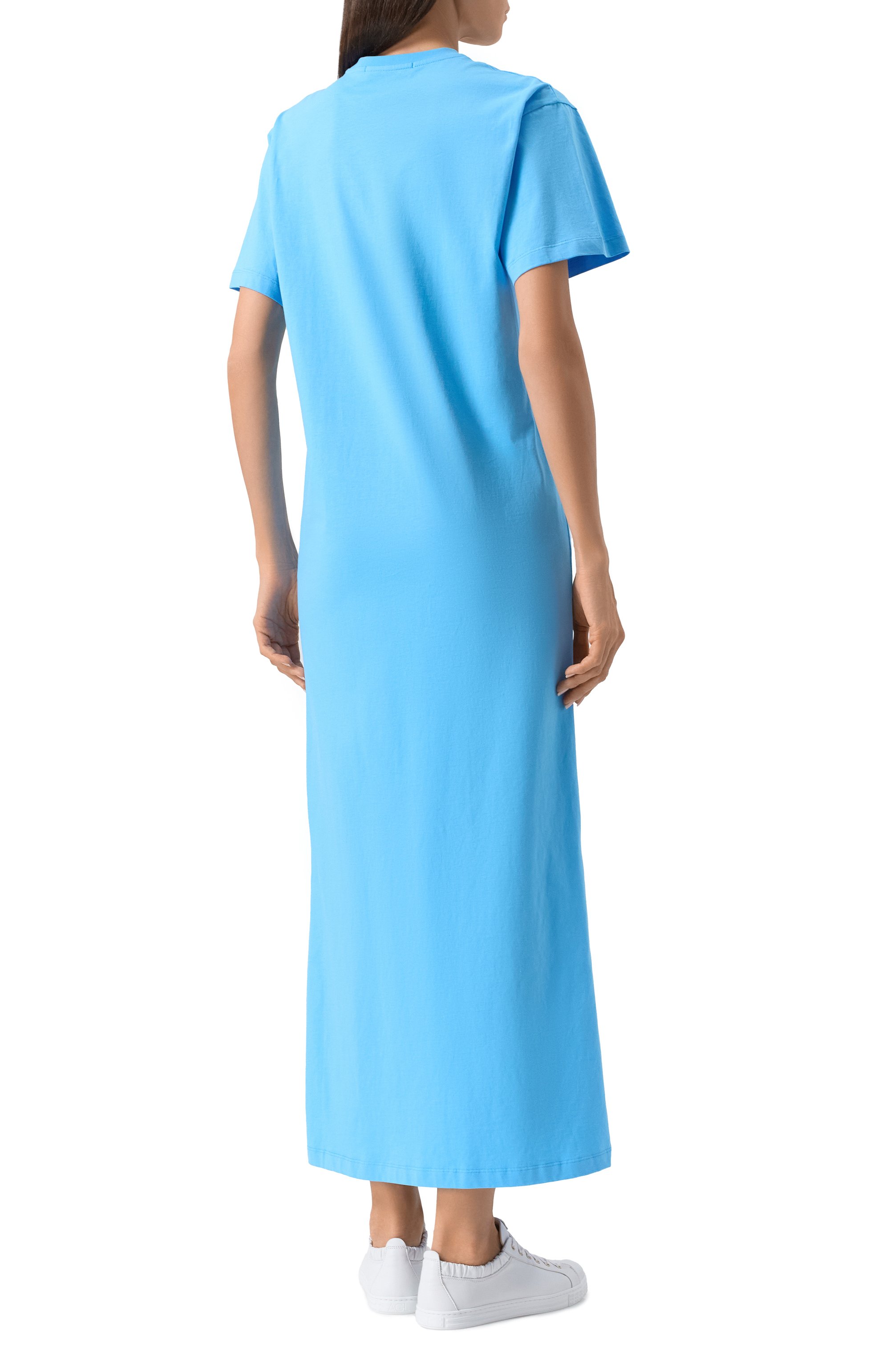 Хлопковое платье MSGM, арт. 3841MDA83/257002, фото 4