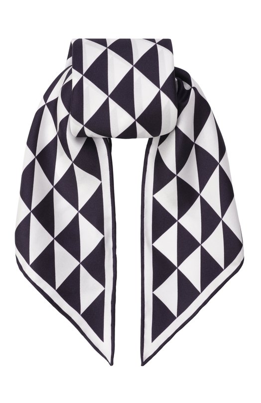 Шелковый платок Prada 1FF036/2DTP Синий 1FF036/2DTP