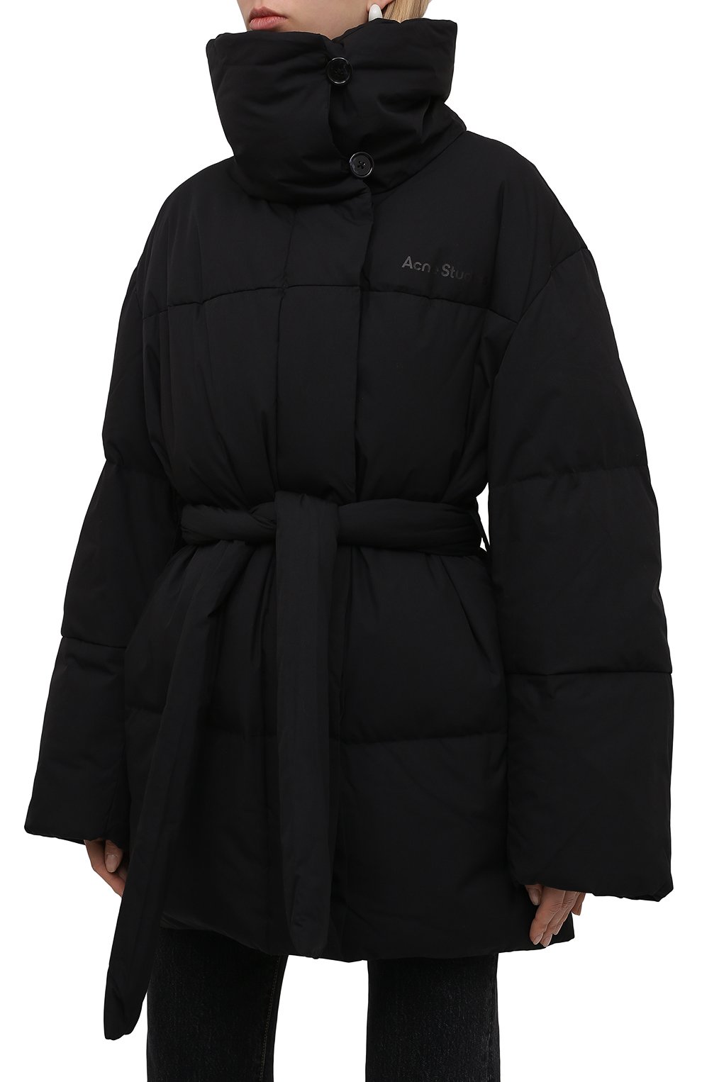 Пуховик ACNE STUDIOS черного цвета по цене 139000 руб., арт. A90365, фото 3 Пуховик ACNE STUDIOS, арт. A90365, фото 3