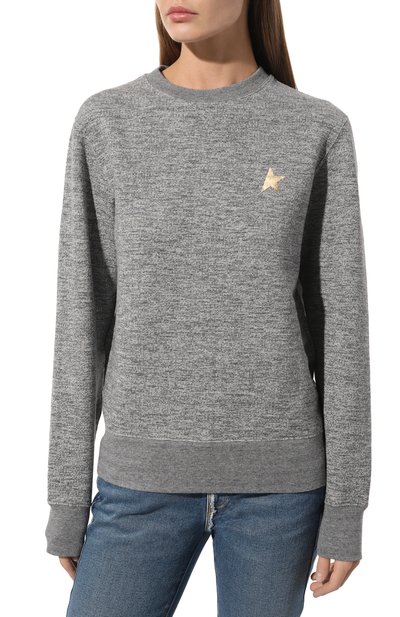 Хлопковый свитшот GOLDEN GOOSE DELUXE BRAND, арт. GWP01223/P00052260311, фото 3
