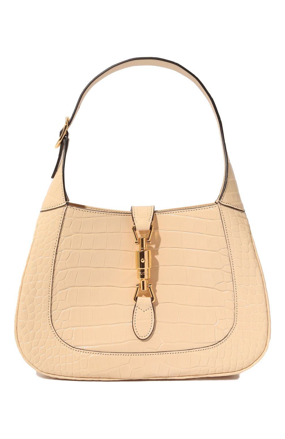 Сумка jackie 1961 small из кожи аллигатора GUCCI бежевого цвета по цене 2520000 руб., арт. 636709 EV40G, фото 1 Сумка jackie 1961 small из кожи аллигатора GUCCI, арт. 636709 EV40G, фото 1