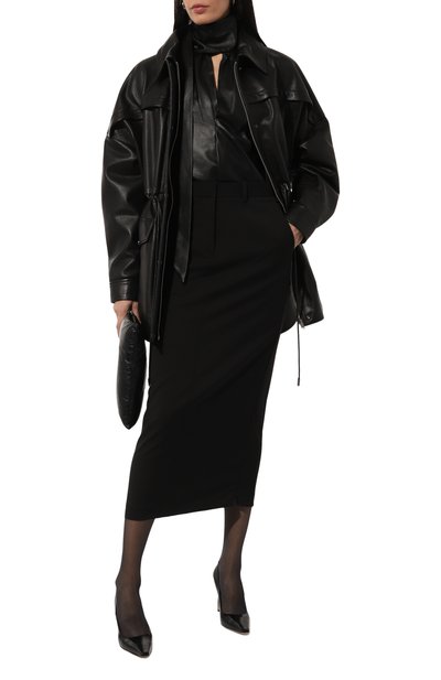 Кожаная блузка PETAR PETROV, арт. F24LB2, фото 2