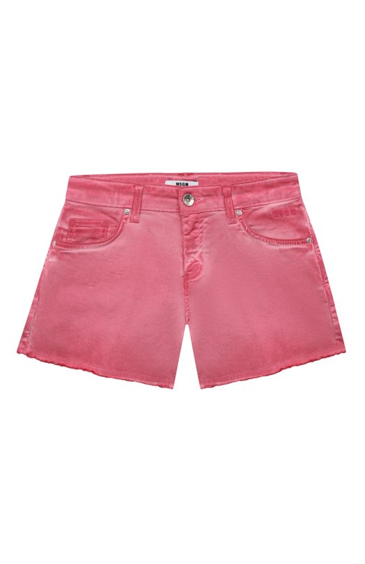 

Джинсовые шорты MSGM kids, Розовый