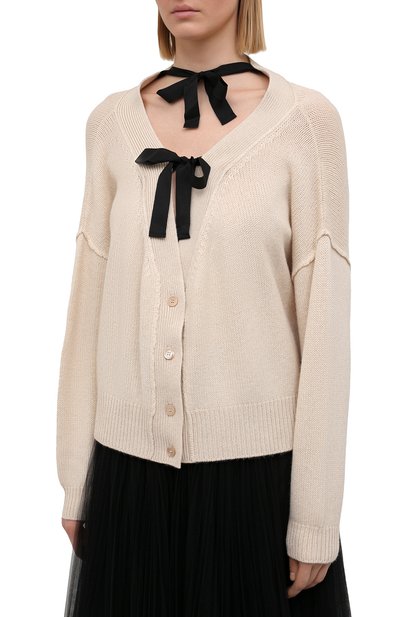 Кашемировый кардиган MIU MIU, арт. MMC081-1LBC-F0018, фото 3