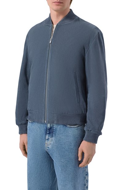 Замшевый бомбер BOSS, арт. 50543213, фото 3