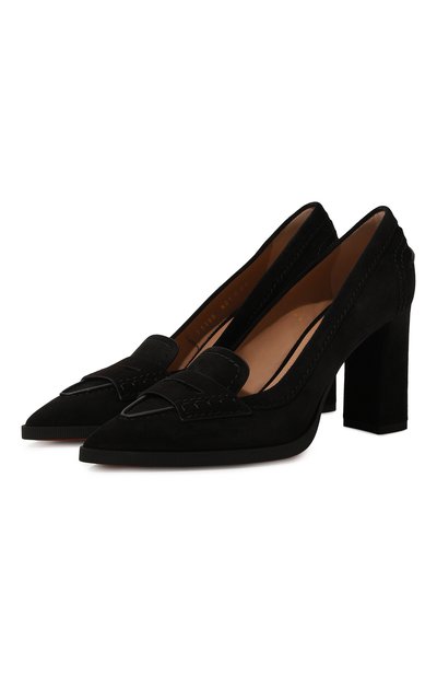 Женские замшевые туфли SANTONI, арт. WDEG71186PC4NAEA