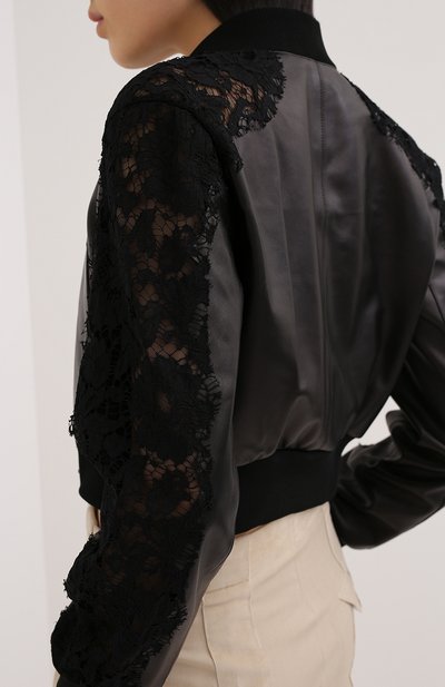 Кожаный бомбер VALENTINO, арт. UB3NA05R1Y9, фото 4