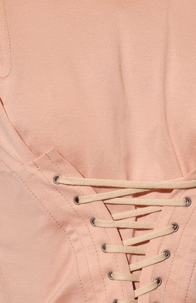 Хлопковый топ PRADA, арт. 34632C-ILK-F0D91-221, фото 5