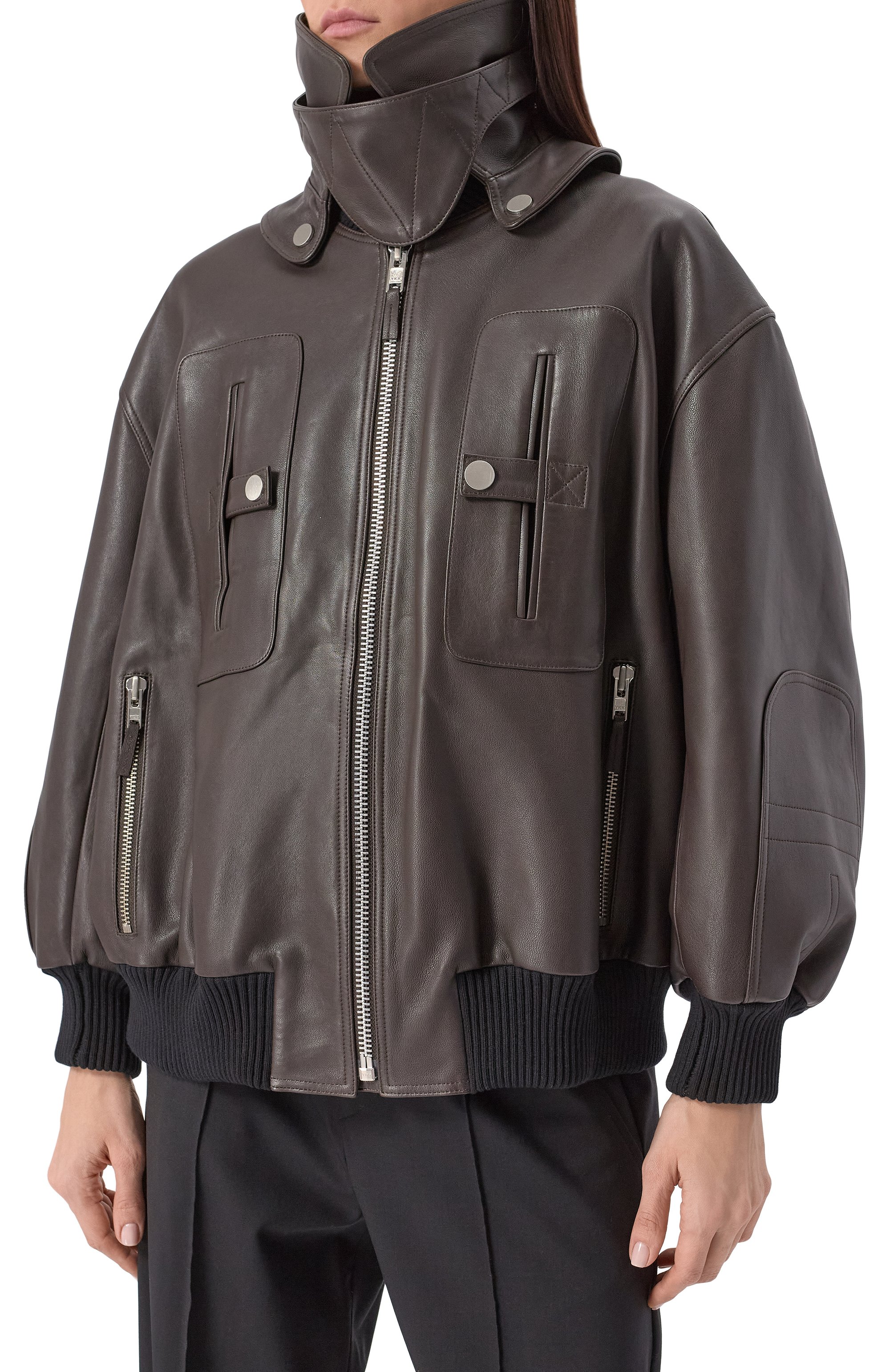 Кожаный бомбер CO, арт. 6952PSGV-PS25, фото 3