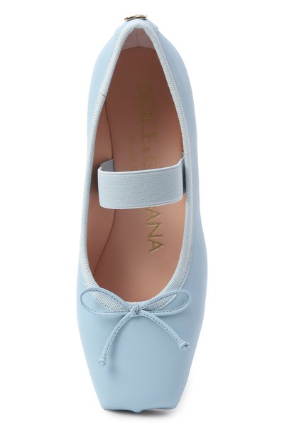 Кожаные балетки DOLCE & GABBANA, арт. D11395/AX626_001, фото 4