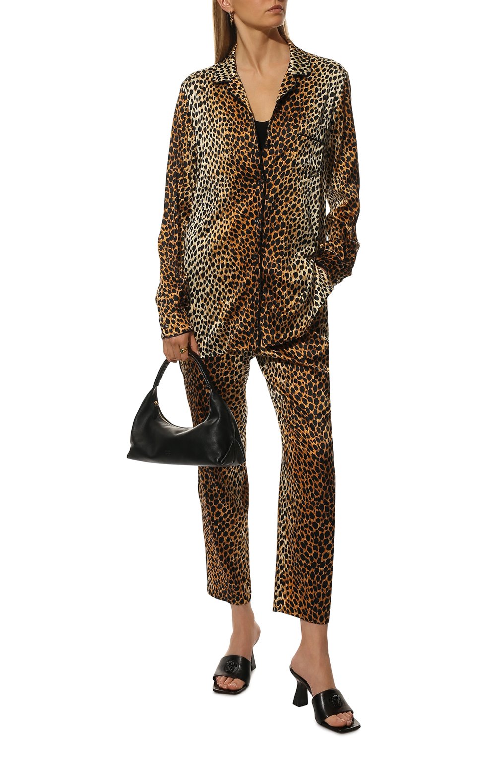 Шелковые брюки DOLCE & GABBANA, арт. FTA5DT/FSA25, фото 2