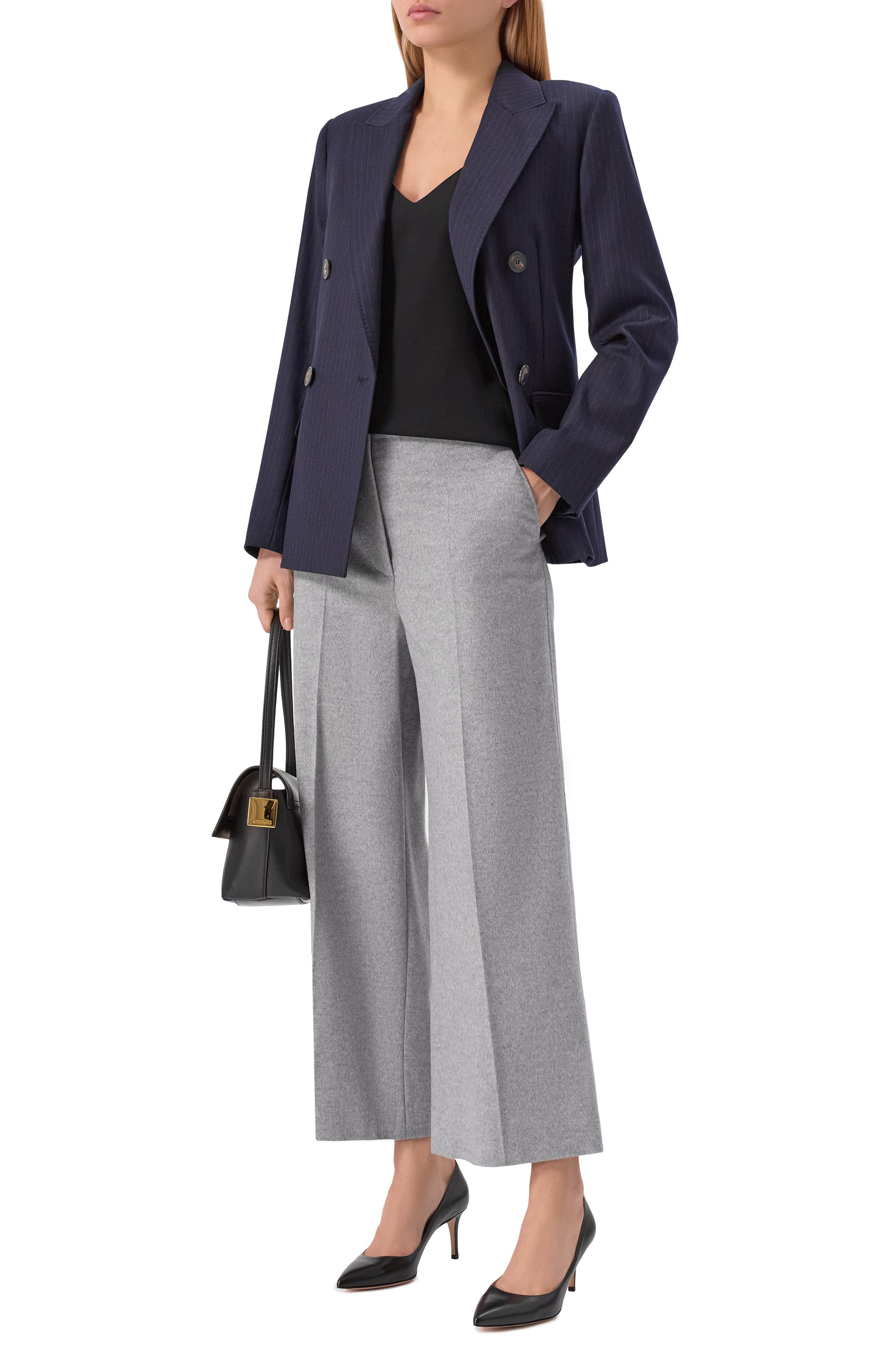 Шерстяные брюки MAX MARA STUDIO, арт. MARENG0, фото 2