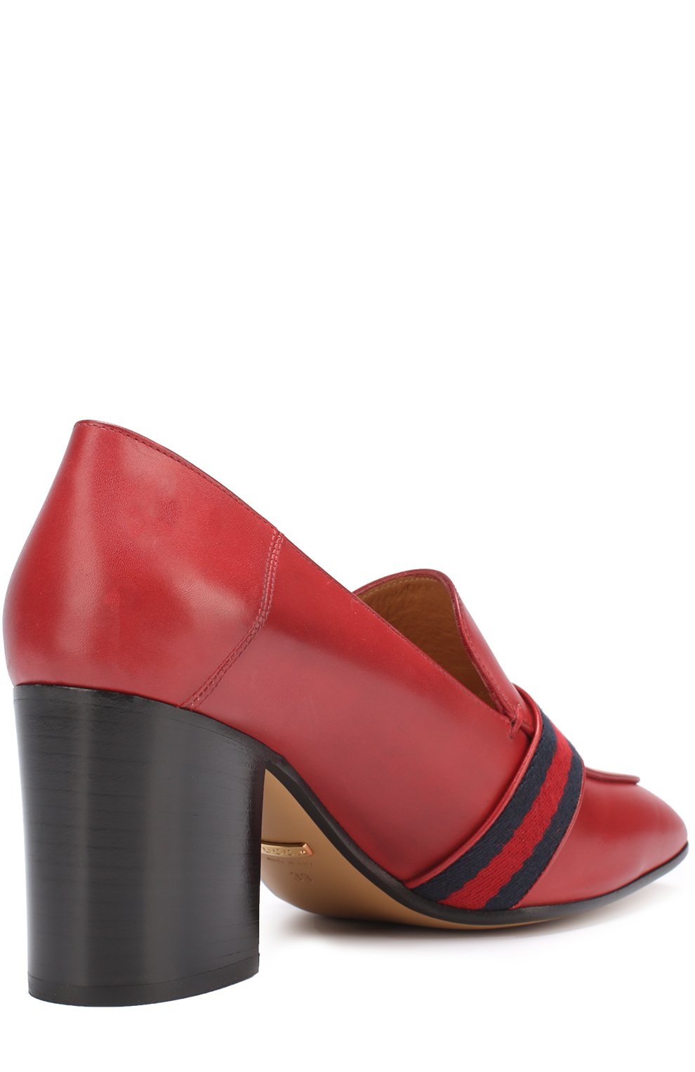 Кожаные туфли peyton на устойчивом каблуке GUCCI, арт. 423535/DKHC0, фото 3