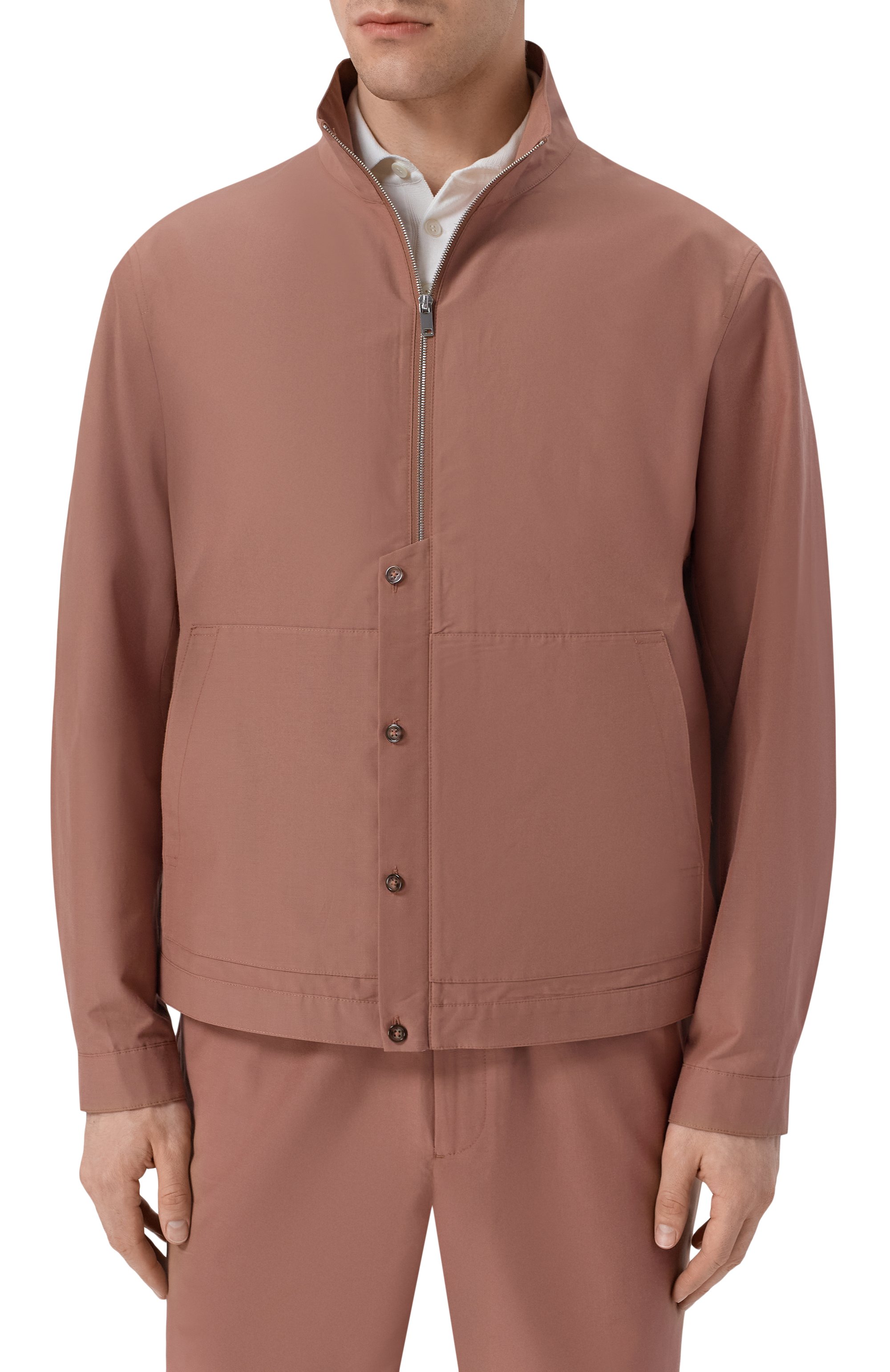 Рубашка из хлопка и шелка 12 STOREEZ, арт. 137243, фото 3