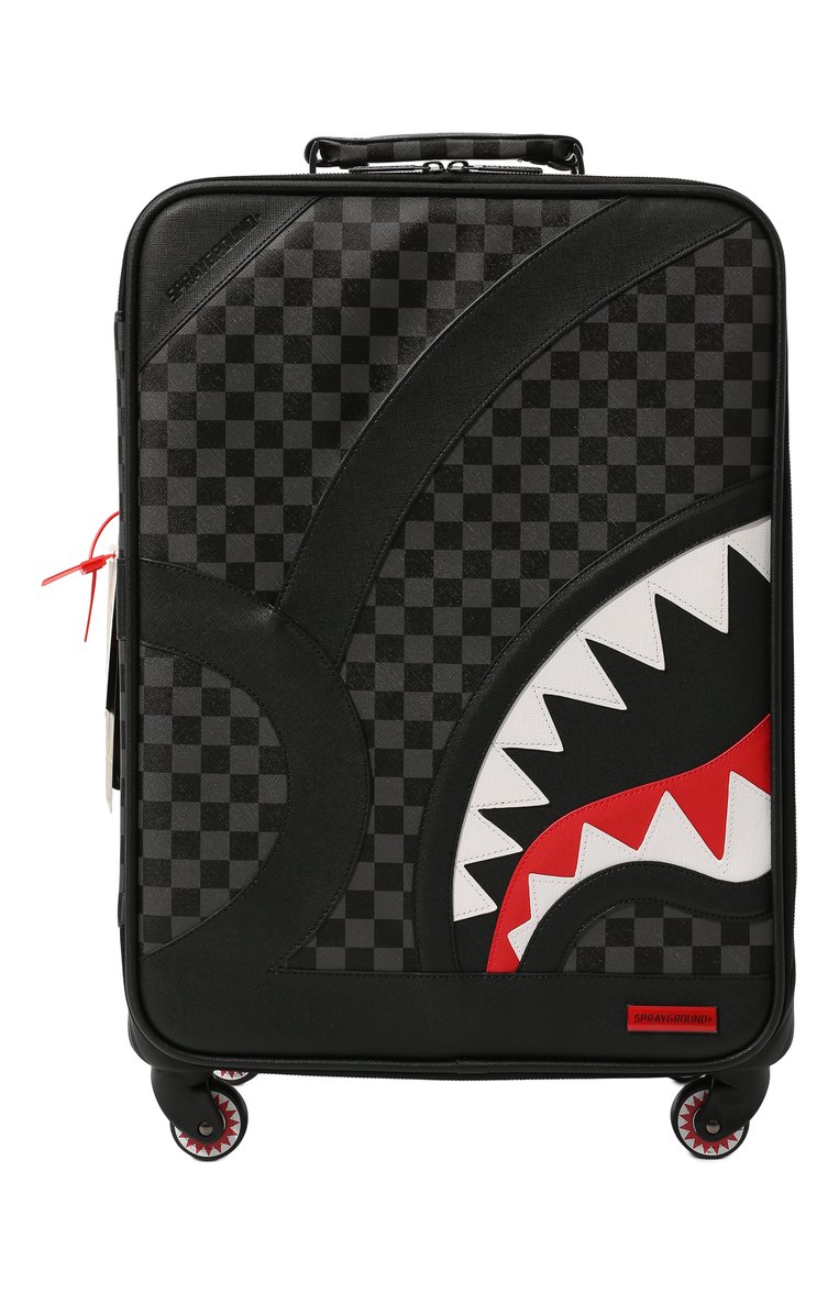 Детский чемодан SPRAYGROUND черного цвета, арт. 910CL148NSZ | Фото 1 (Материал: Пластик, Резина; Нос: Не проставлено; Материал сплава: Проставлено; Региональные ограничения белый список (Axapta Mercury): Не проставлено)