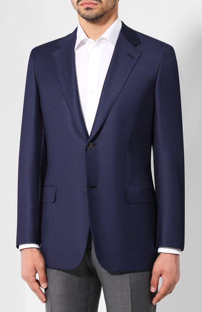 Шерстяной пиджак BRIONI, арт. RGI30L/P8A80/PARLAMENT0, фото 3
