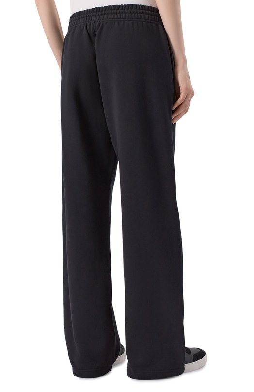 Хлопковые брюки Burberry 8118981 Чёрный  8118981 Фото 4