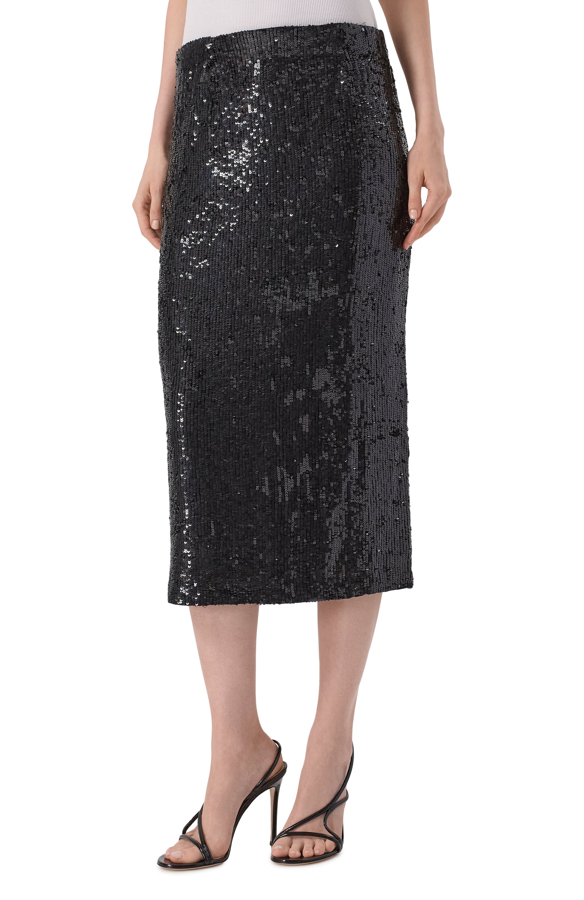 Юбка с отделкой пайетками P.A.R.O.S.H., арт. G0NG25-D621538, фото 3