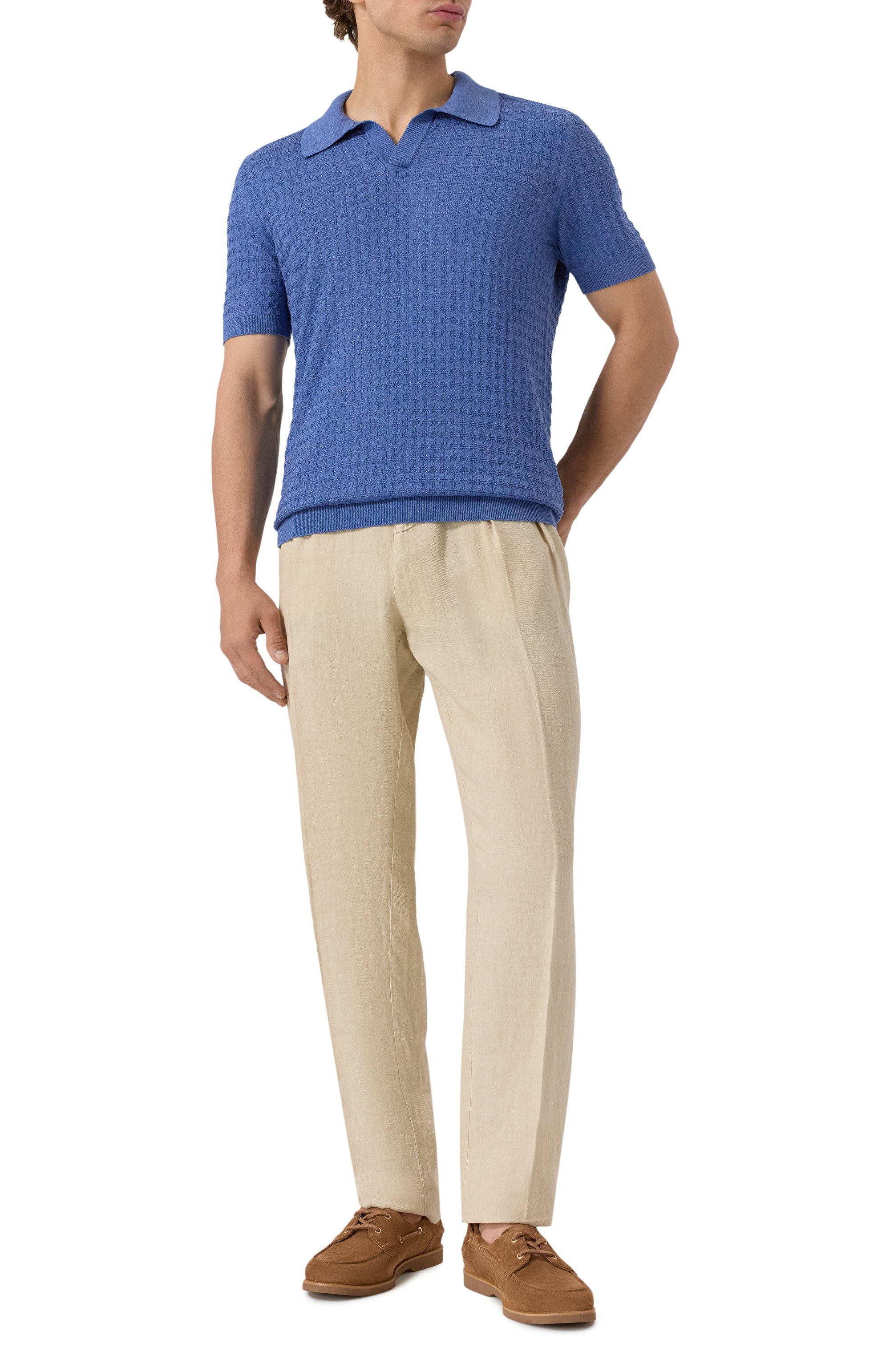 Поло из шелка и хлопка MVST, арт. MS61-650MU, фото 2