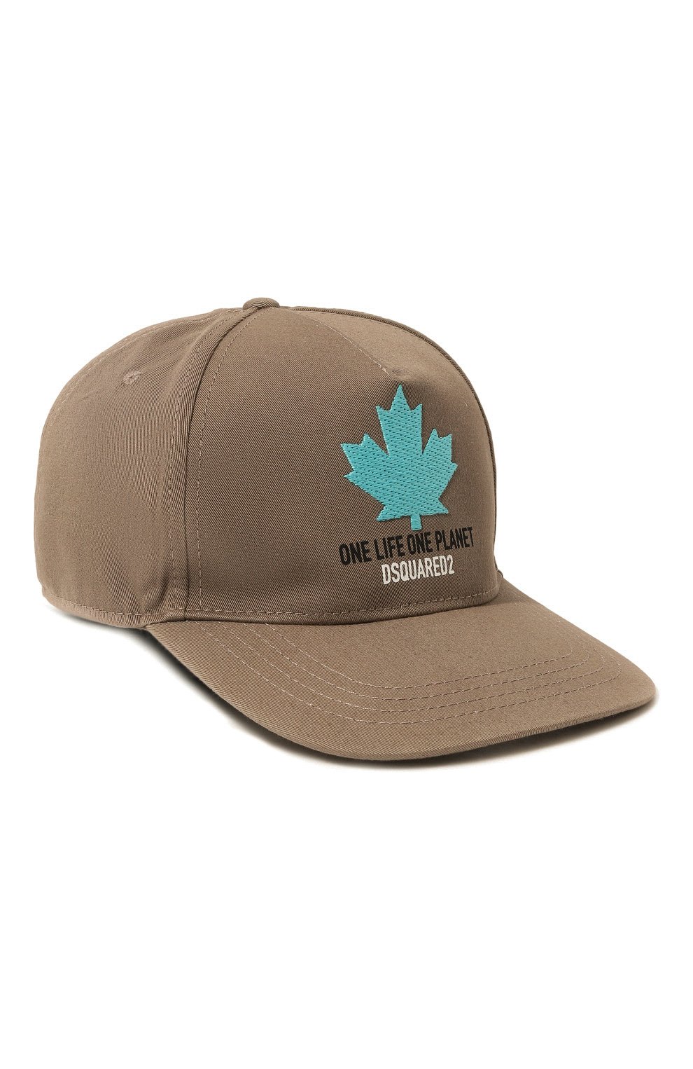 Хлопковая бейсболка DSQUARED2 бежевого цвета по цене 27900 руб., арт. BCM0637 05C05352, фото 1 Хлопковая бейсболка DSQUARED2, арт. BCM0637 05C05352, фото 1