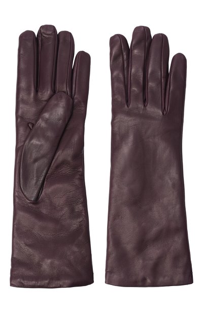 Женские кожаные перчатки MVST, арт. SG12/304 4BT-RU VI0LA1/NAPPA CASH LINED