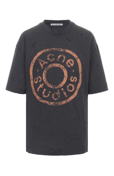 Женская хлопковая футболка ACNE STUDIOS, арт. FN-UX-TSHI000079/CL0294