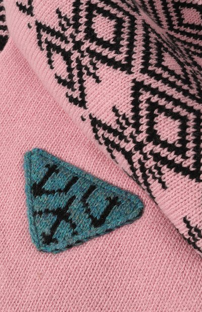 Шарф из шерсти и кашемира PRADA, арт. UMS408-1ZJX-F014C-212, фото 4