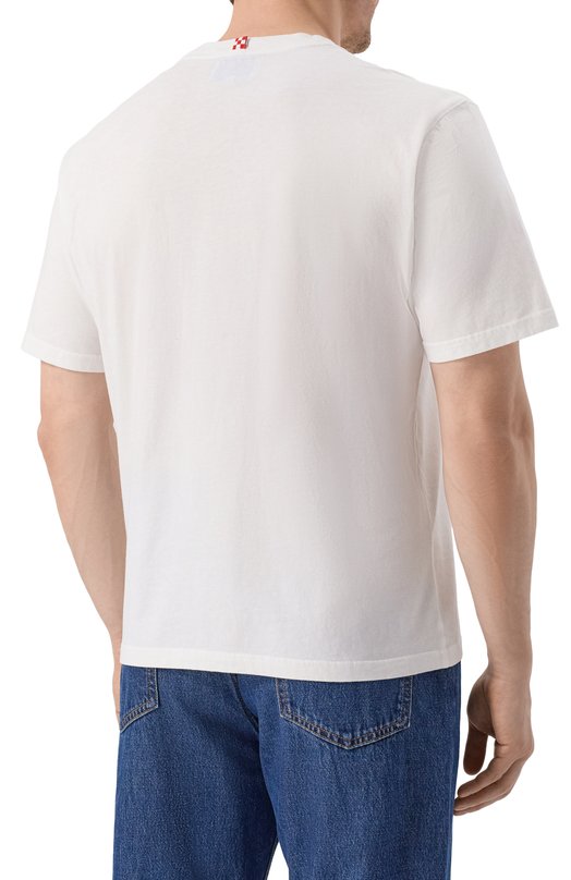 Хлопковая футболка MC2 Saint Barth C0NR0002-02657I/C0NN0R WARM Белый  C0NR0002-02657I/C0NN0R WARM Фото 4