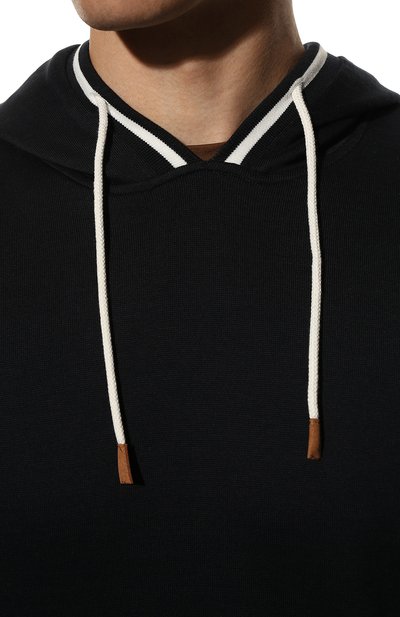 Хлопковое худи ELEVENTY PLATINUM, арт. E75FELE17 TES0E204, фото 5