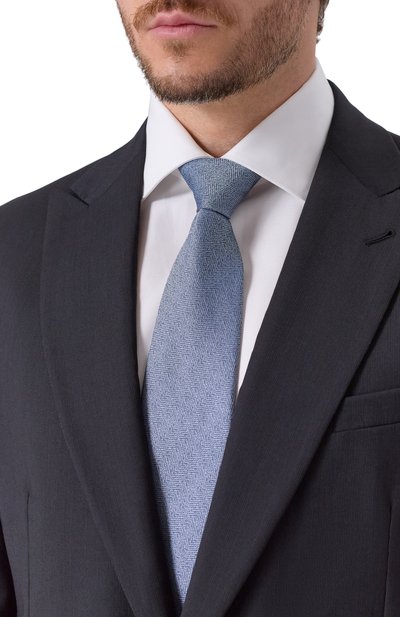 Галстук BOSS голубого цвета по цене 10600 руб., арт. 50550504, фото 2 Галстук BOSS, арт. 50550504, фото 2