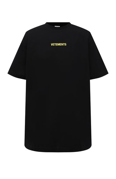 Женская хлопковая футболка VETEMENTS, арт. UE52TR120X 1602/W