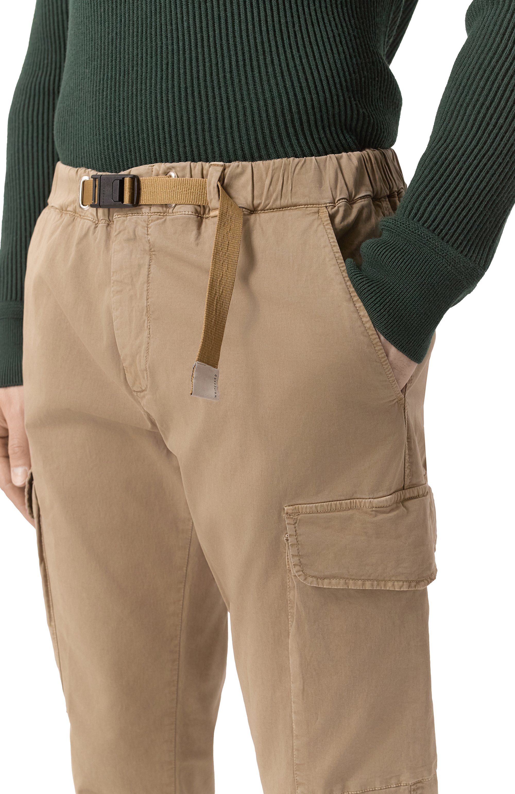 Хлопковые брюки-карго WHITE SAND, арт. 25SU55/267, фото 5