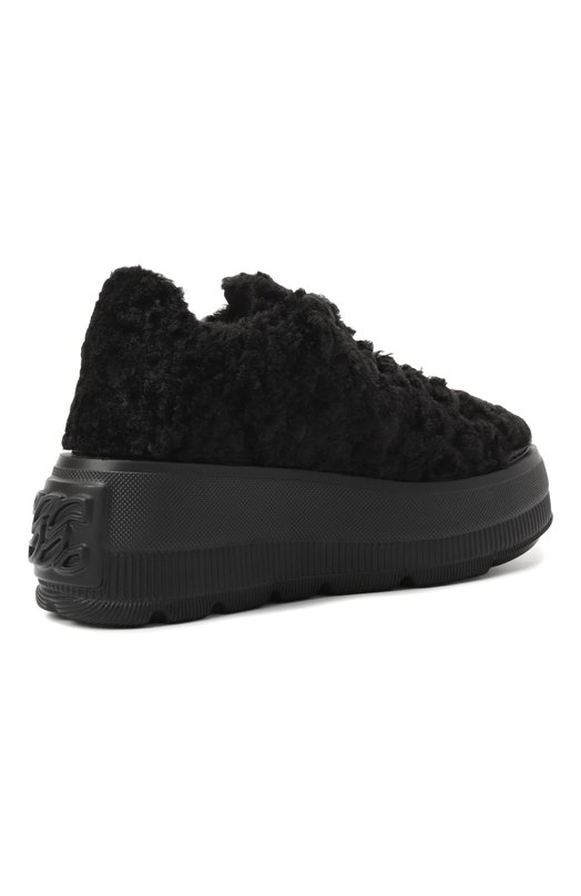 Текстильные кеды Nexus Casadei 2X078A071N/C2188 Чёрный  2X078A071N/C2188 Фото 5
