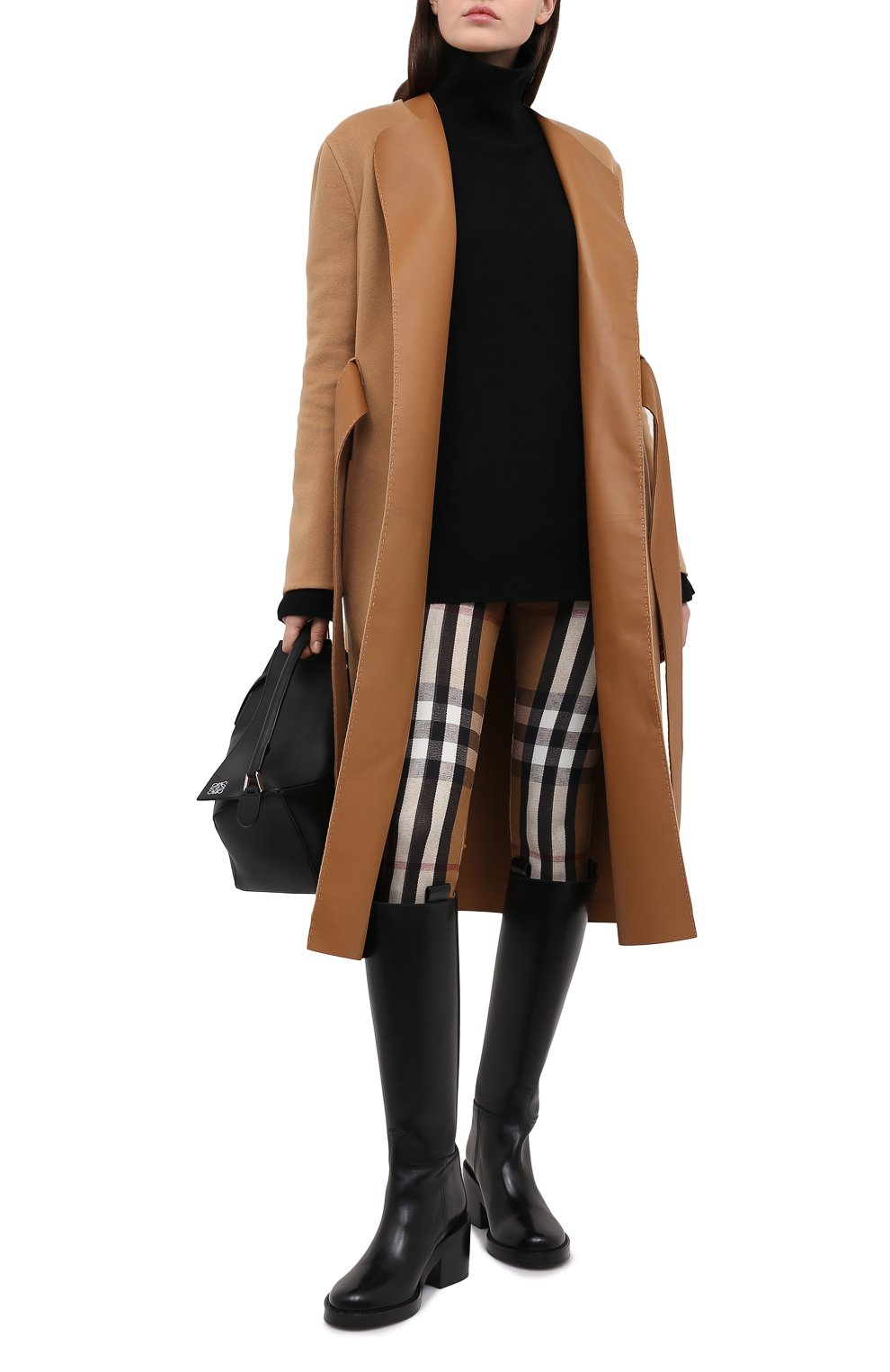 Брюки из вискозы и шелка BURBERRY, арт. 4566766, фото 2