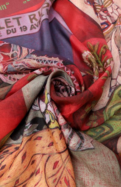 Шелковый платок русские сезоны GOURJI, арт. 91152537/51172, фото 3