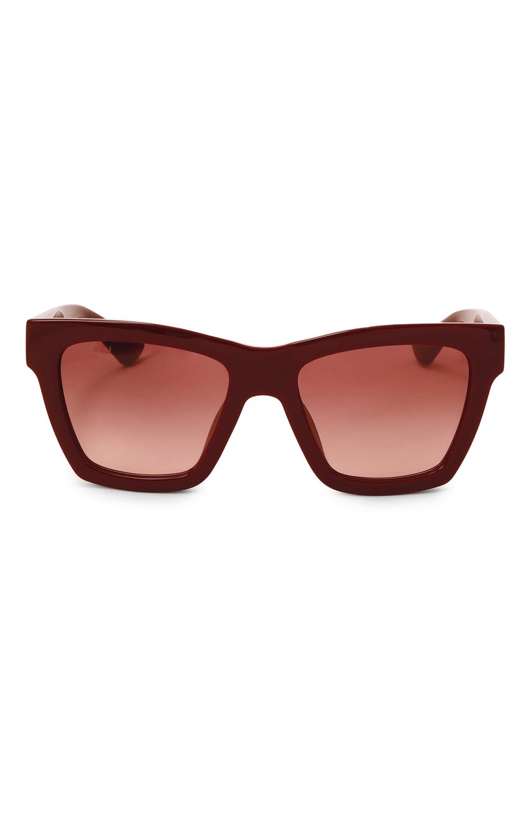 Женские солнцезащитные очки GUCCI бордового цвета, арт. GG1714S 003 | Фото 3 (Материал: Пластик; Региональные ограничения белый список (Axapta Mercury): Не проставлено; Нос: Не проставлено; Тип очков: С/з; Оптика Гендер: оптика-женское; Очки форма: Квадратные)