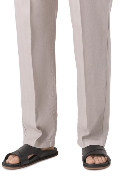 Кожаные шлепанцы erik SANTONI, арт. MCEG19059HV6MG0R, фото 3