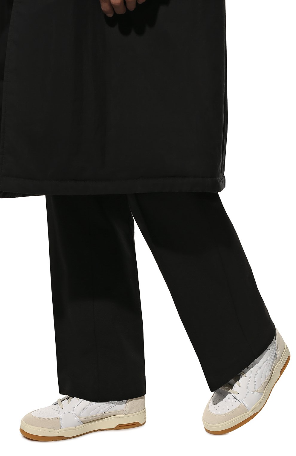 Кожаные кеды puma x ami slipstream mid PUMA, арт. 38434201, фото 3