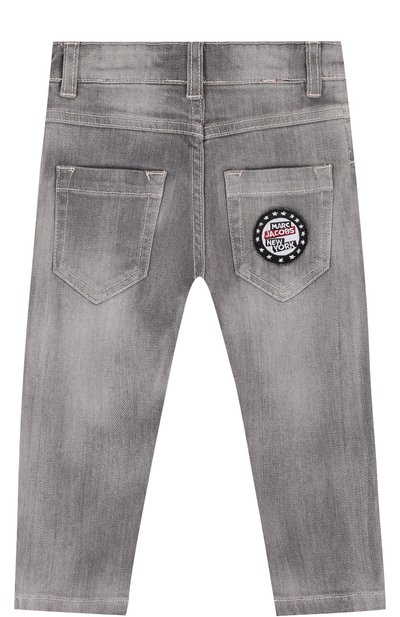 Джинсы с декоративными потертостями и нашивками MARC JACOBS (THE), арт. W24170/6A-12A, фото 2
