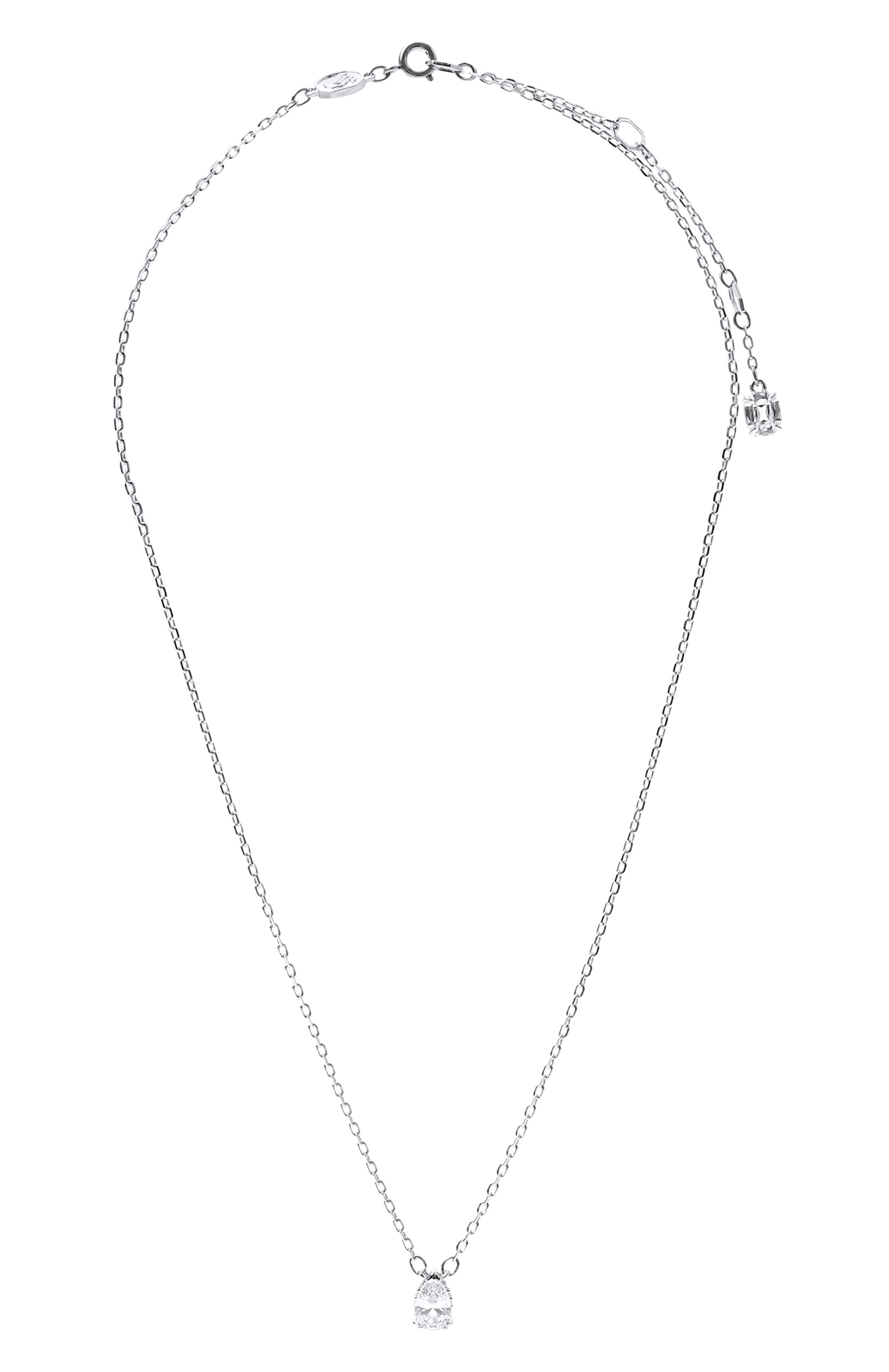 Подвеска stilla на цепочке SWAROVSKI серебряного цвета по цене 15250 руб., арт. 5636708, фото 1 Подвеска stilla на цепочке SWAROVSKI, арт. 5636708, фото 1