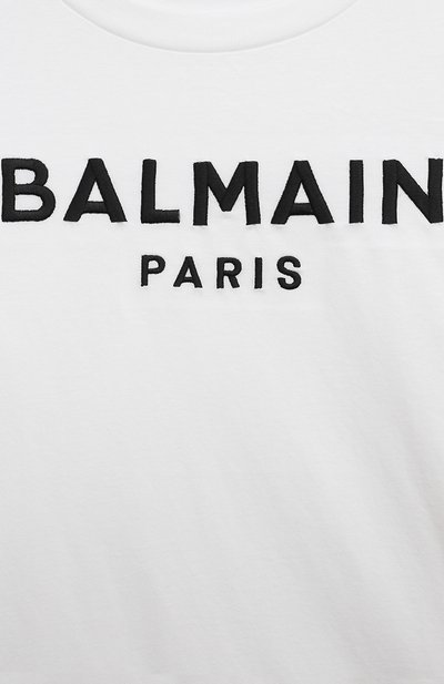 Хлопковая футболка BALMAIN, арт. BU8A11, фото 3