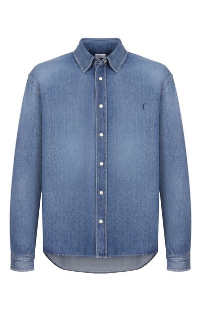Мужская джинсовая рубашка SAINT LAURENT, арт. 862246/Y29YA
